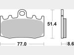 Detail nabídky - Brzdy Nové přední brzdové destičky SBS 796HS na R1150/1200GS/A